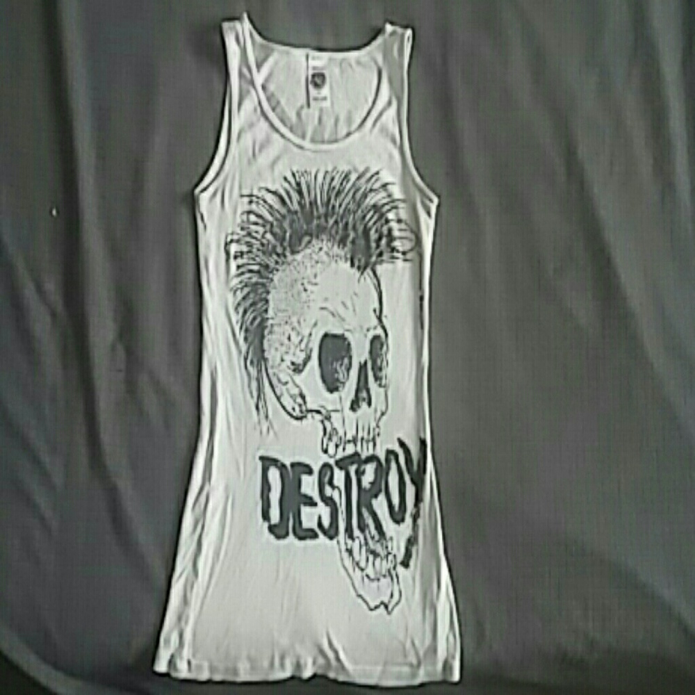 Ed Hardy  'destroy' tank top